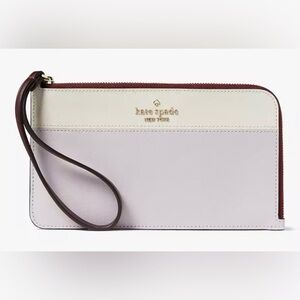 NWT KATE SPADE Lucy Medium L-Zip Wristlet . Moonlight multi.